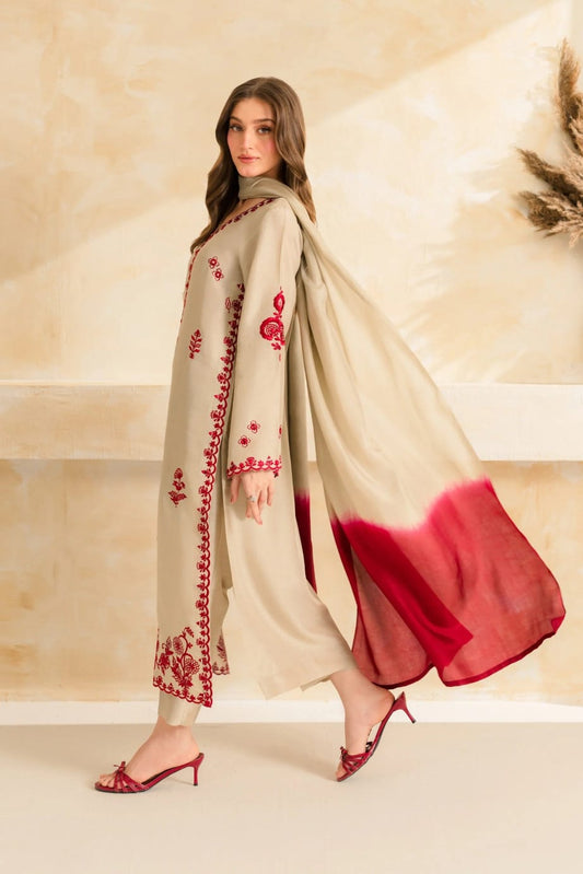 Noor e Beige 3 Piece