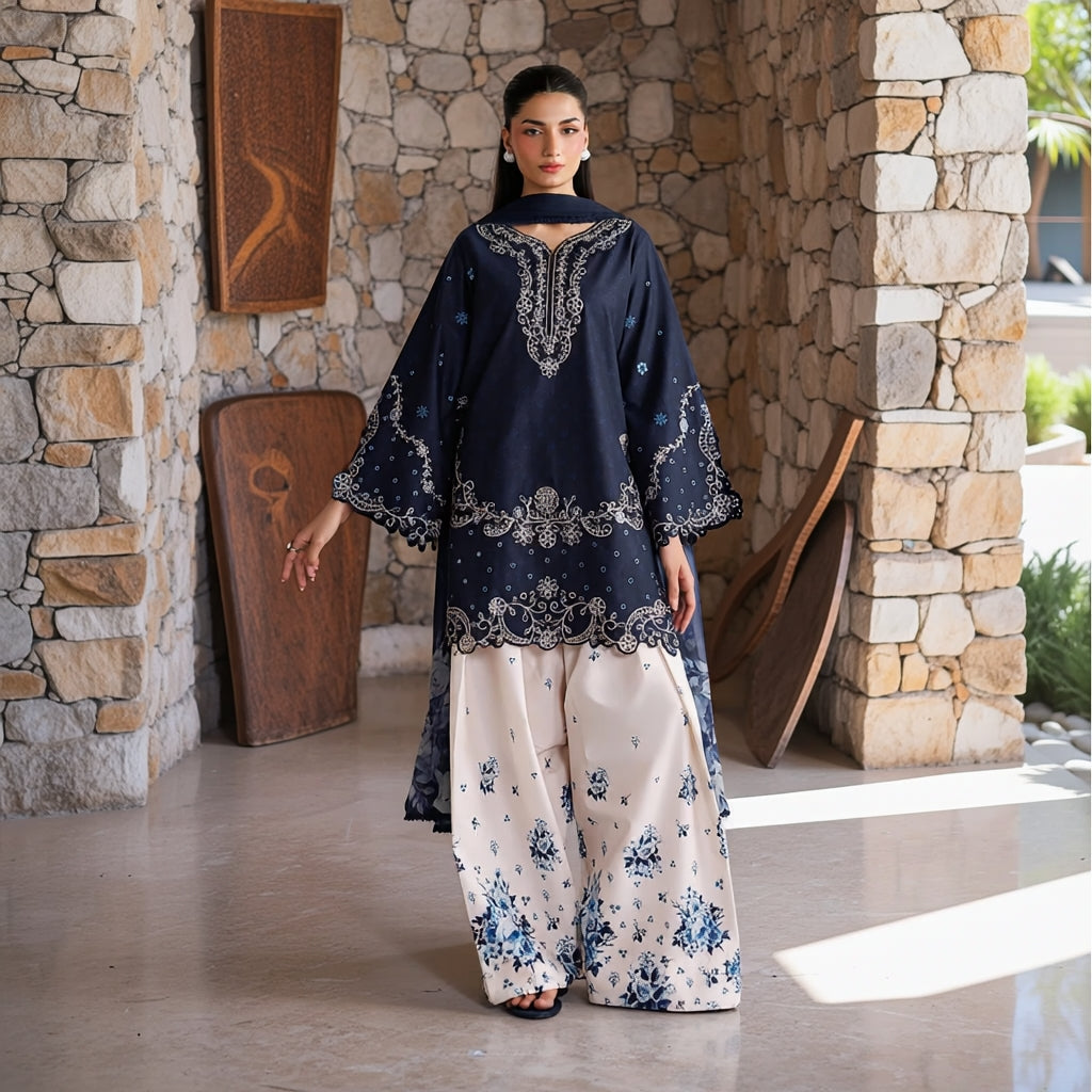 Sapphire Bloom 3 Piece