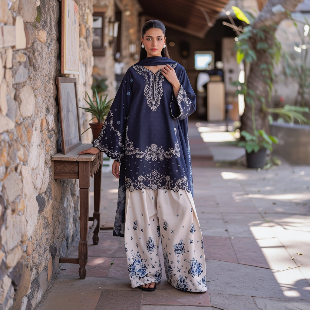 Sapphire Bloom 3 Piece