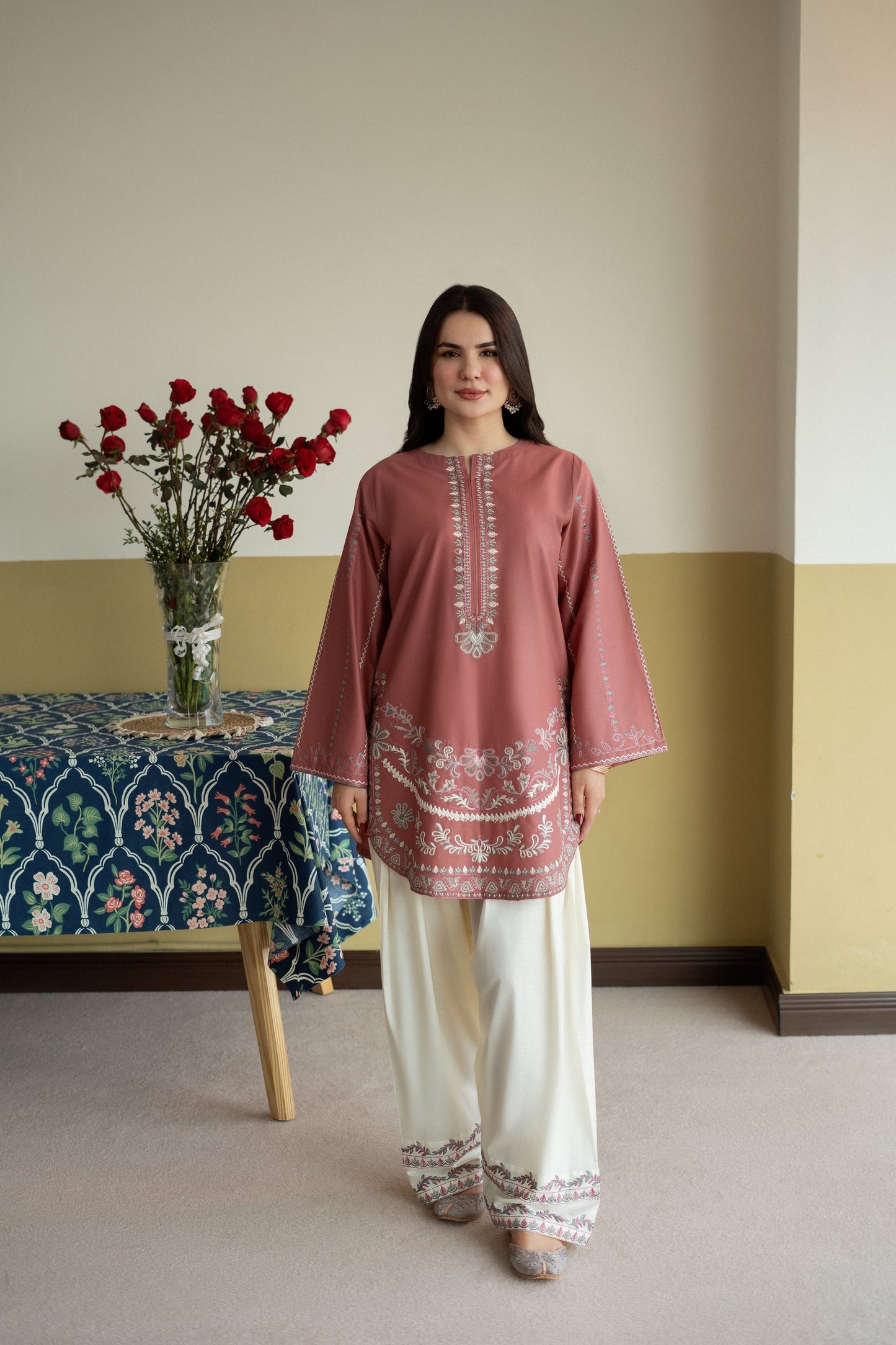 ZAARIF - COTTON 2 PC EMB