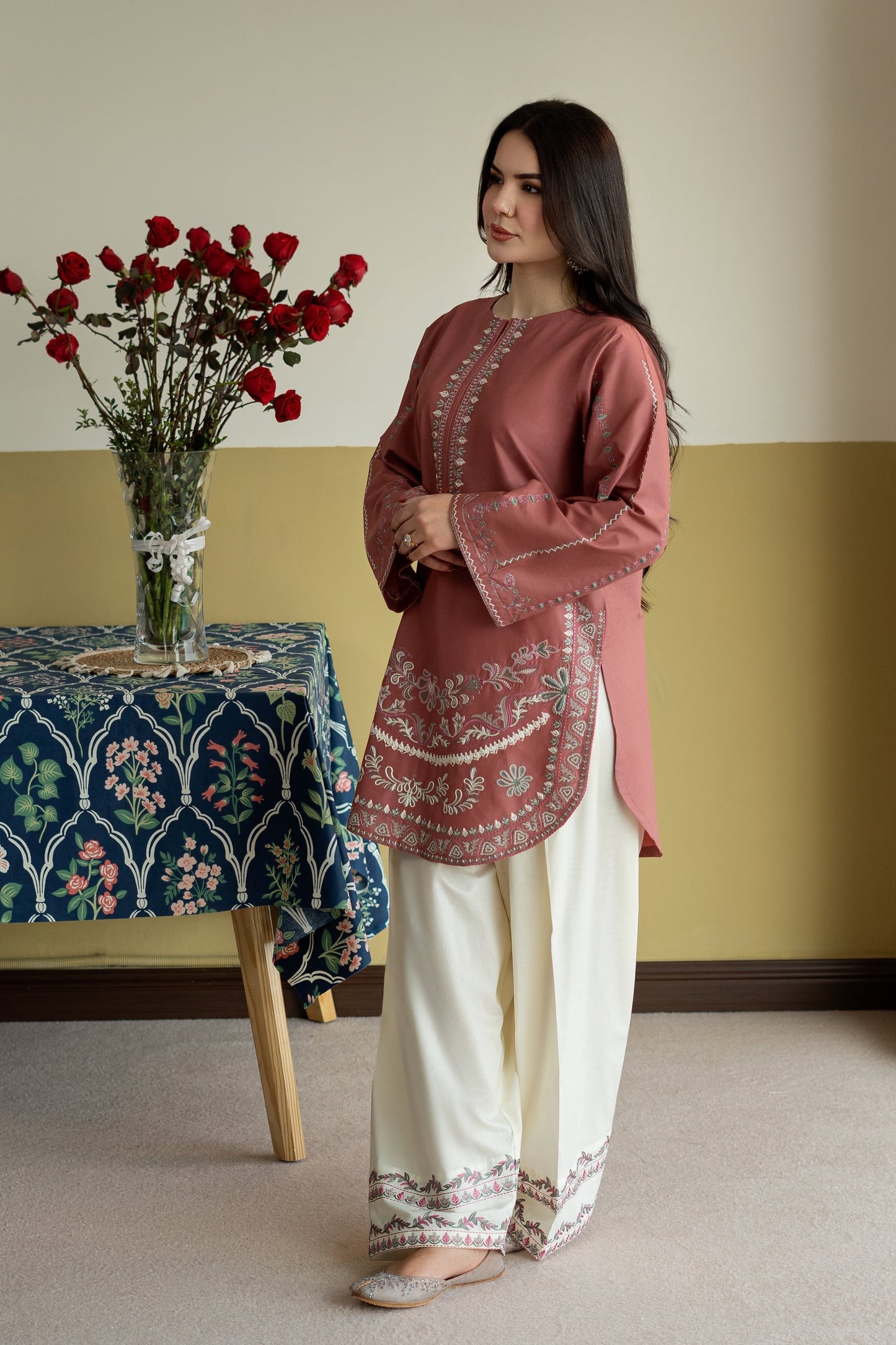 ZAARIF - COTTON 2 PC EMB