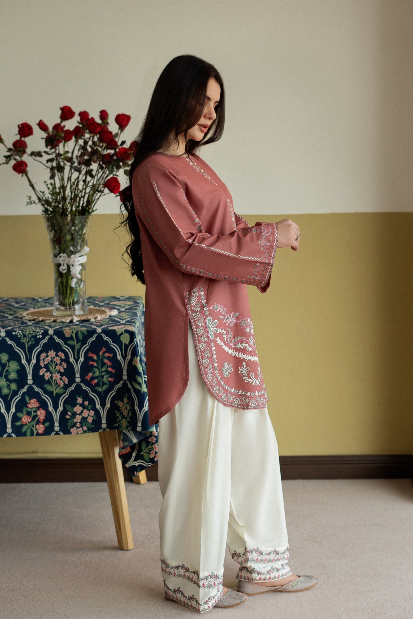 ZAARIF - COTTON 2 PC EMB