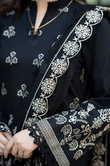 Black Aura Stitched 3pcs