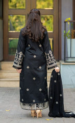 Black Aura Stitched 3pcs