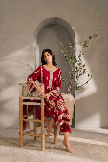 SAYA Embrodiery  Stitched 3pcs