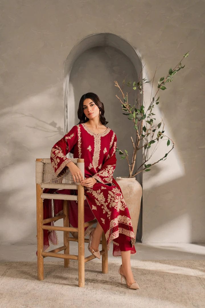 SAYA Embrodiery  Stitched 3pcs