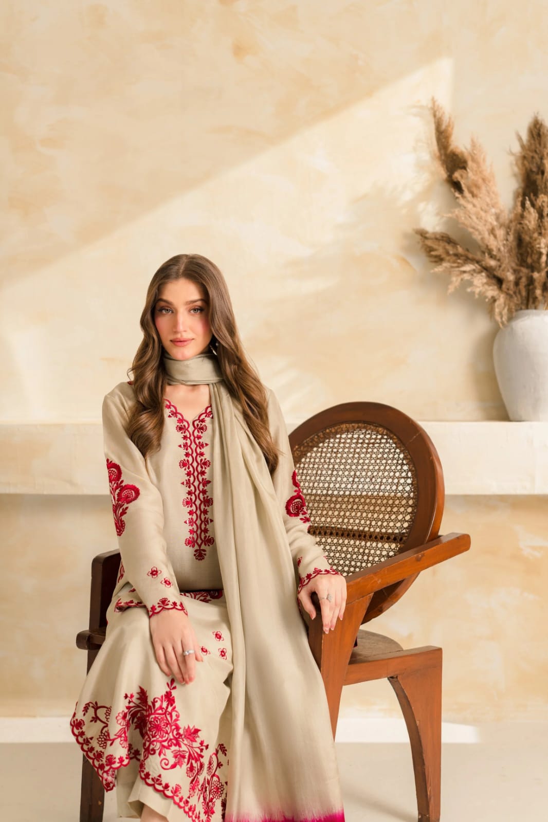 Noor e Beige 3 Piece