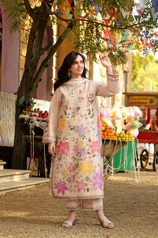 Multi Flower 3 Piece